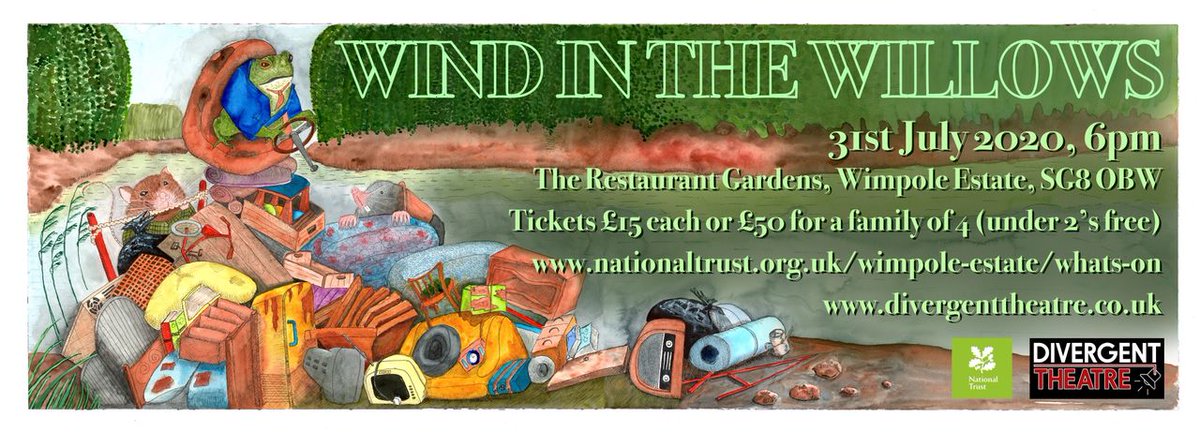 Check out our banner for #windinthewillows on at <a href="/WimpoleEstateNT/">Wimpole Estate</a> in July! A family favourite show!