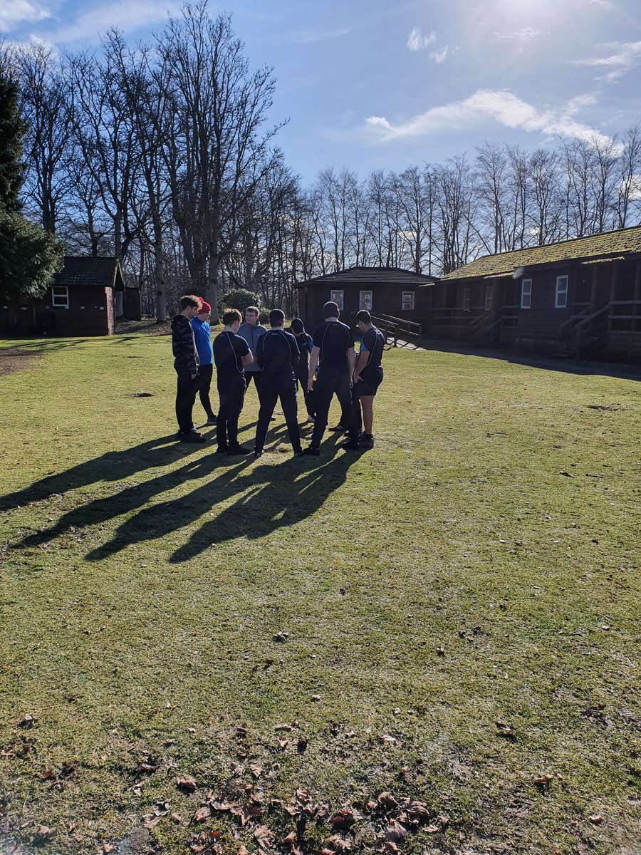SportsGkc's tweet photo. A great visit to Scottish Outdoor Education Centre - Belmont. Students were getting some training on the usual jobs they are expected to do on work placements, even serving lunch. 🍽🥣🍞 https://t.co/W8DeYJJyDw