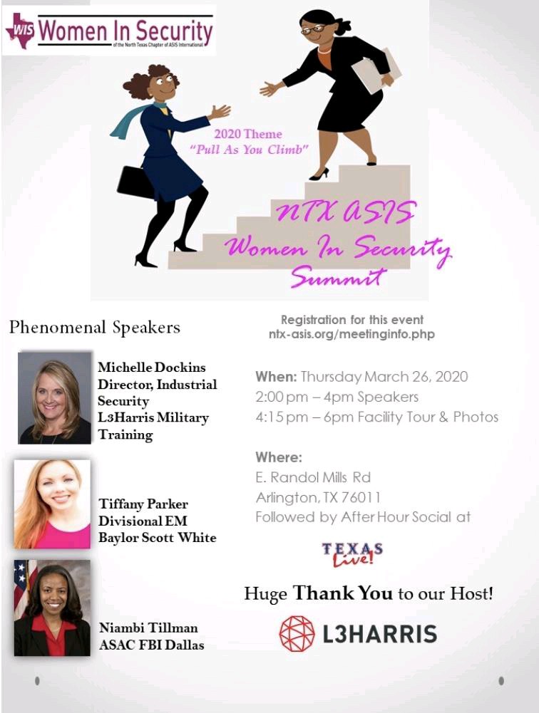 yogi0806's tweet photo. Please join the ASIS NTX WIS at this phenomenal event! #NTXASIS #ntxwis #asiswis 

Register here: https://t.co/nswm4mPRxJ https://t.co/wKIT5qNeWJ