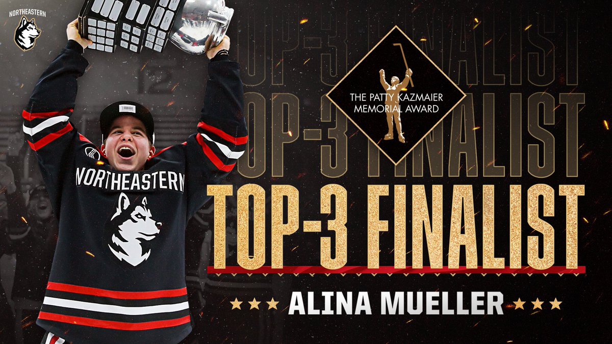 𝗧𝗵𝗮𝘁'𝘀 𝗼𝘂𝗿 𝗣𝗮𝘁𝘁𝘆 𝗞𝗮𝘇𝗺𝗮𝗶𝗲𝗿 𝗧𝗼𝗽-𝟯 𝗙𝗶𝗻𝗮𝗹𝗶𝘀𝘁! 

Congrats to sophomore forward Alina Mueller on being named a top-3 finalist for the Patty Kaz! 

📰: bit.ly/2PJdd0J

#MoneyMueller | #HowlinHuskies