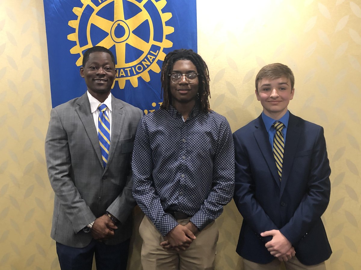 BradwellMedia's tweet photo. BI brought home the top prize (4th in a row) as Devonte King and Bryton Boyce competed in the Rotary Club's annual speech contest against students across county. Bryton Boyce was awarded first place! He will advance to Zone Competition where he will compete across southeast Ga. https://t.co/qGavoXBf55