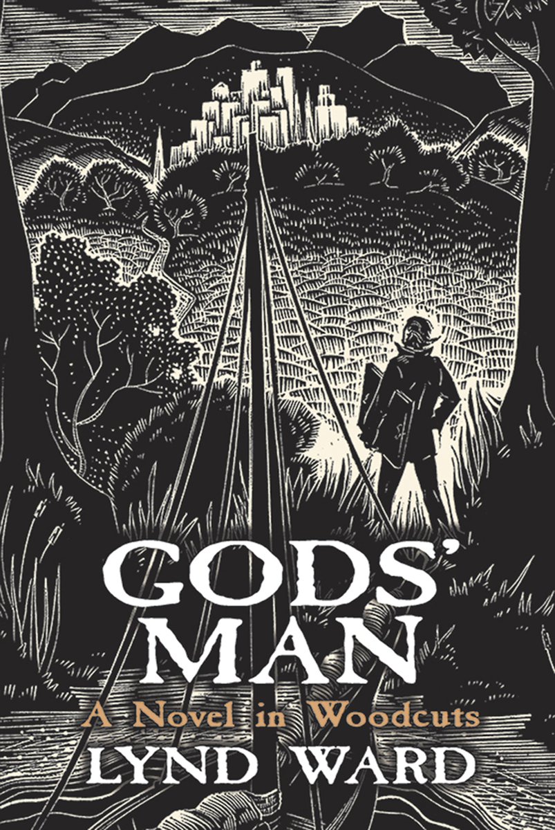 Gods& #39; Man by Lynd Ward - Ok so this is one of the best things I& #39;ve read so far this year. The pacing, the art, the story, all excellent. I& #39;m so fucking excited to dig into Ward& #39;s other five books.