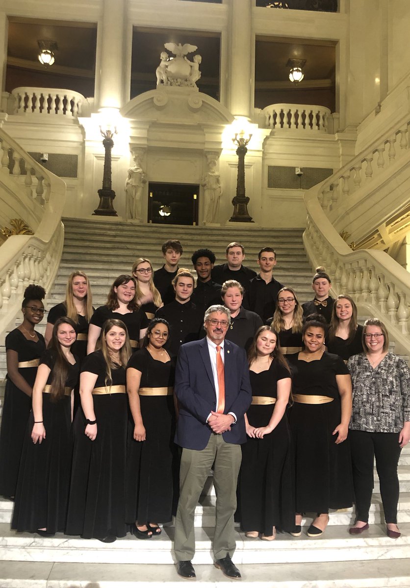 Interborochoir's tweet photo. What an amazing opportunity to tour the Capitol, to meet our Senator and Representative, and to share the impact of music education through our music.  #MIOSM @NAfME @PMEAstate @SenTimKearney @RepDelloso https://t.co/yX8vm9Djm6