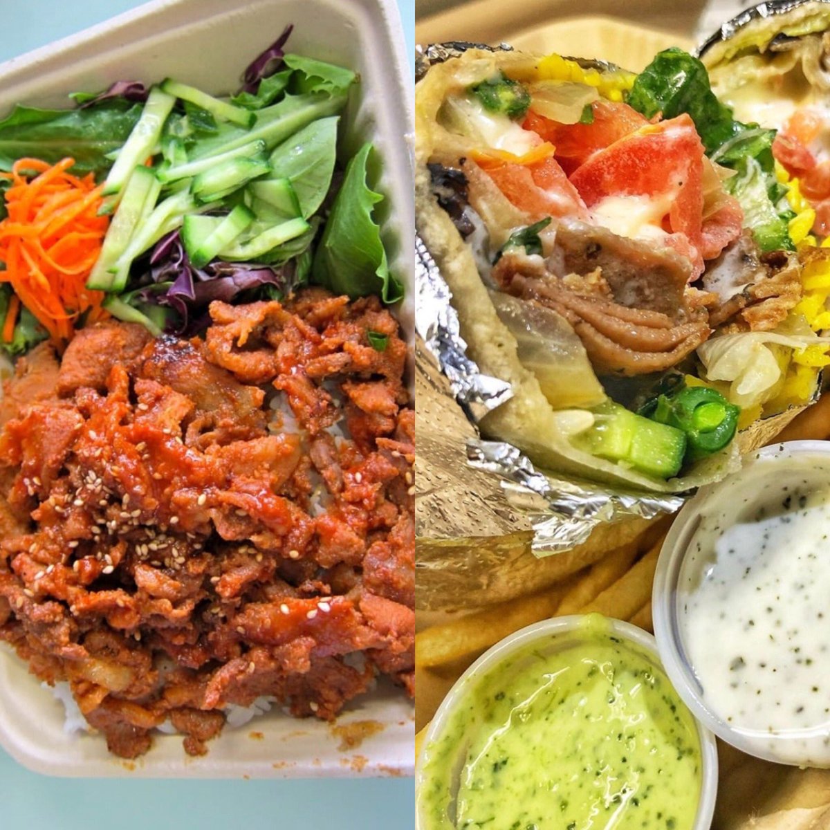 Hi Gators, we have Double Trucks today!! @hiyaaaroll <a href="/KabobTrolley/">KaböbTrölley</a> 
from 11-2pm at Hensill Hall Location. Don’t miss this chance! 😄🙌🏼
#sfsu #sfstate #foodtrucks #collegelife #bayarea #foodies #sanfrancisco #colleges