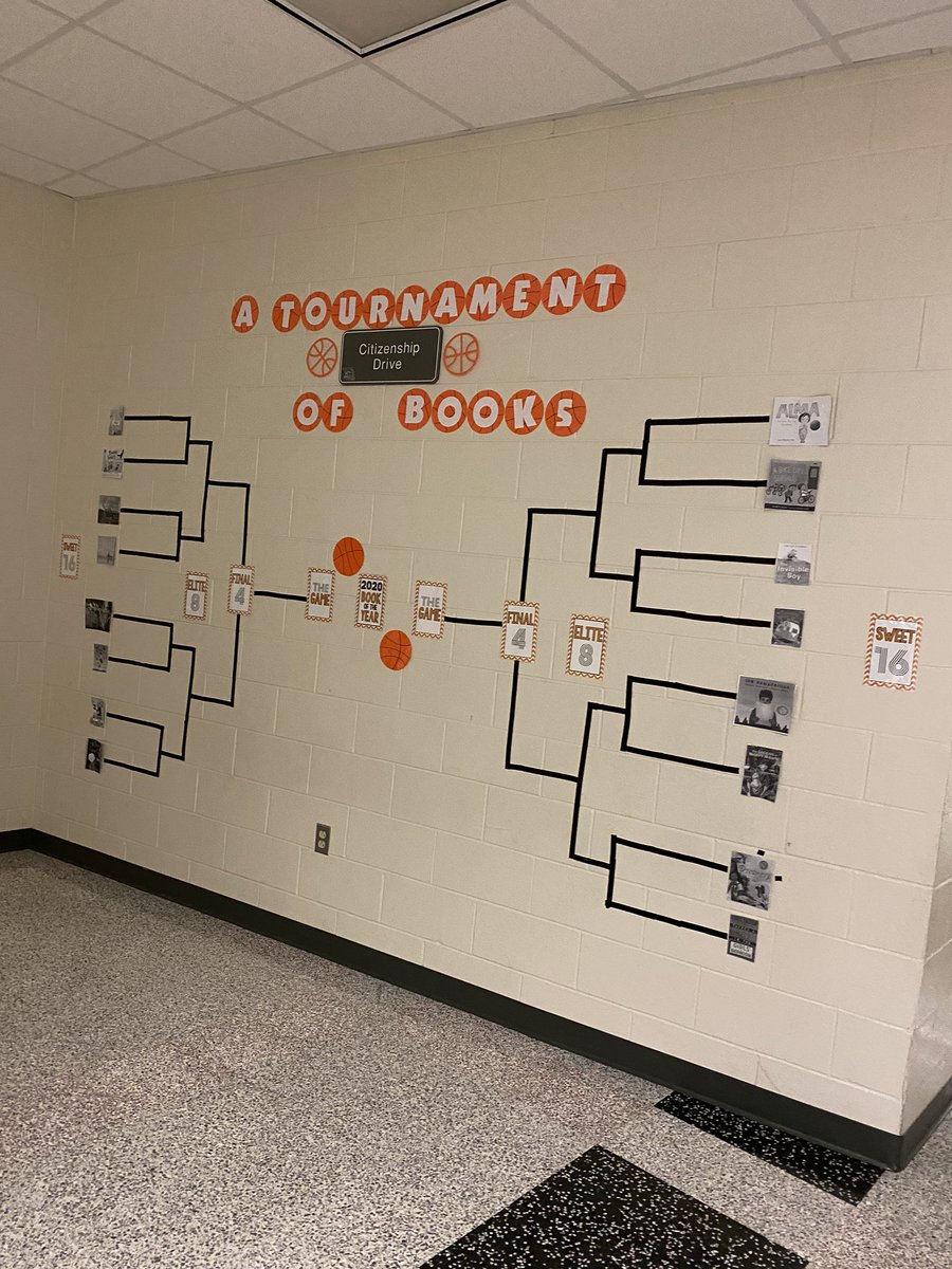 TravelinReaders's tweet photo. 5th Grade is ready to start our Tournament Tomorrow!! Can’t wait to see which books are in the finals! @ChrisYungES https://t.co/E1EB6qP0Uq