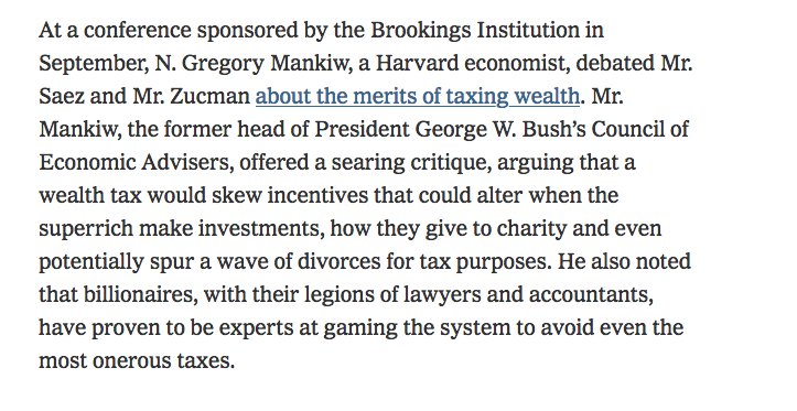 GunnelsWarren's tweet photo. Opponents of Bernie's wealth tax:
Steve "the foreclosure king" Mnuchin
Gregory "outsourcing is good" Mankiw
Larry "deregulating Wall Street is great" Summers
Jamie "a recession will be good for my bank" Dimon
= those who are funded by the establishment & the billionaire class https://t.co/TjRGSzbTKH