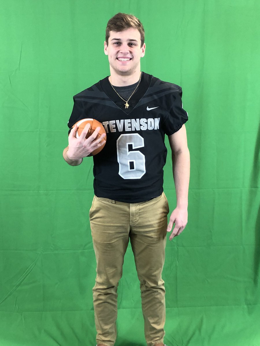 JakeFootball24's tweet photo. I would like to say that I’m going to continue my athletic and academic career at Stevenson University. I would like to thank my family, coaches and all the recruiters that helped me on my journey. https://t.co/fxV0woV0Fc