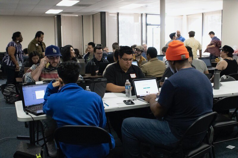 iesdevinc's tweet photo. We had an awesome day for the 1st Hack Day of the yr! The project was to create a Slack Bot to help our community interact with one another in a fun way. Thank you everyone for coming!
#riverside #code #devs #iesdinc #iesdevinc #ExCITERiverside #HackDay #programming https://t.co/9vFqk9o9Tk