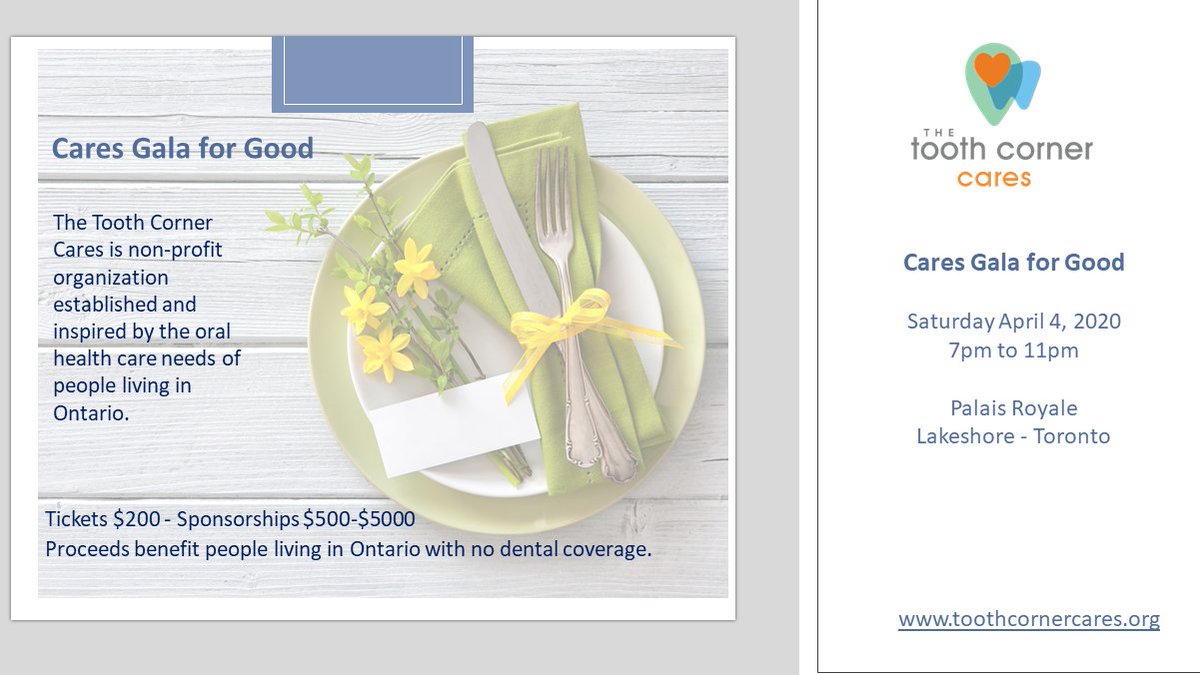 ToothCCares's tweet photo. Pick up your tickets today! https://t.co/oBxS1q8jbM https://t.co/uwyuGoNWUr
