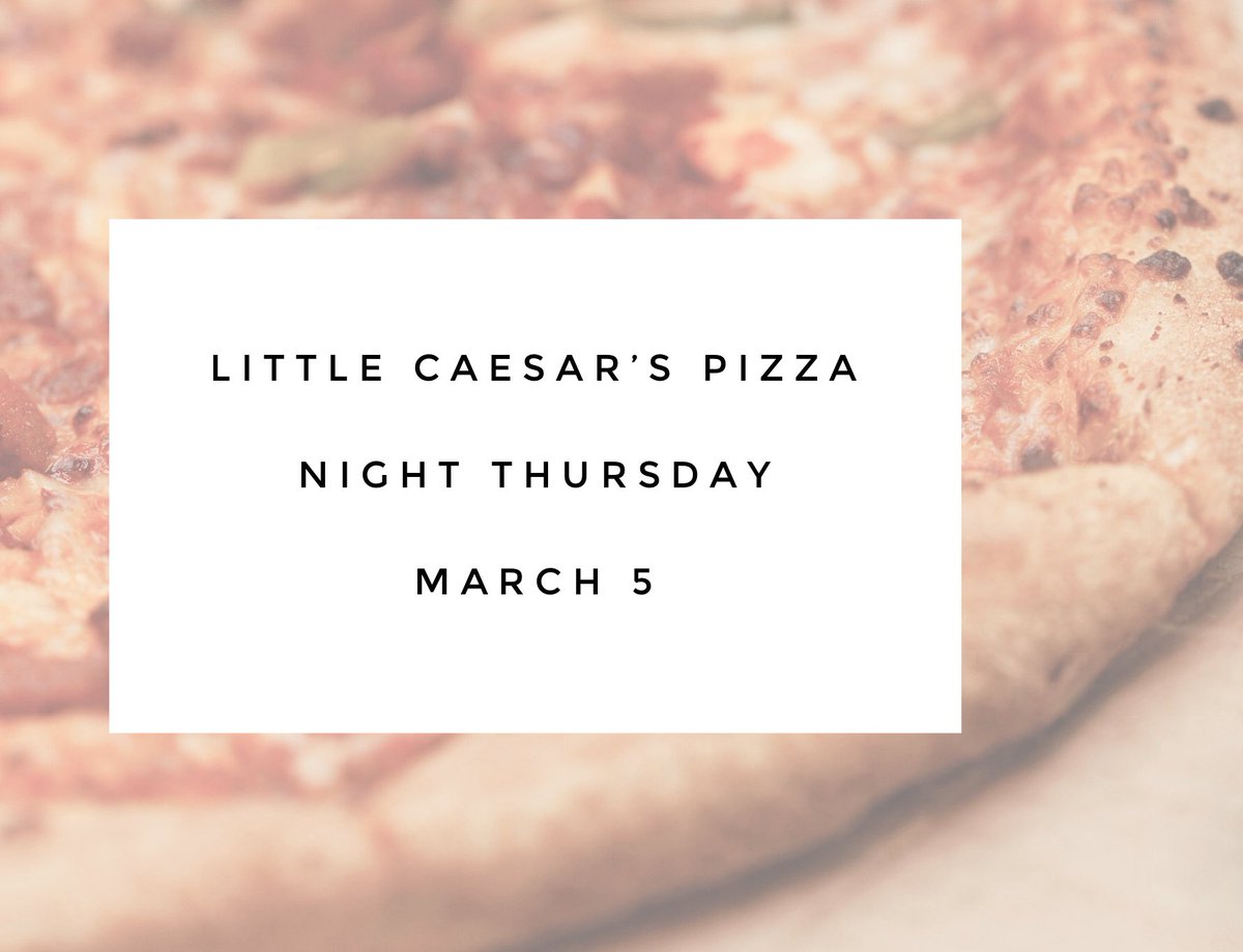 Pick up pizza Thursday night from Little Caesars to support TPE PTO! 🤩🍕🐯 #tigerpride #community