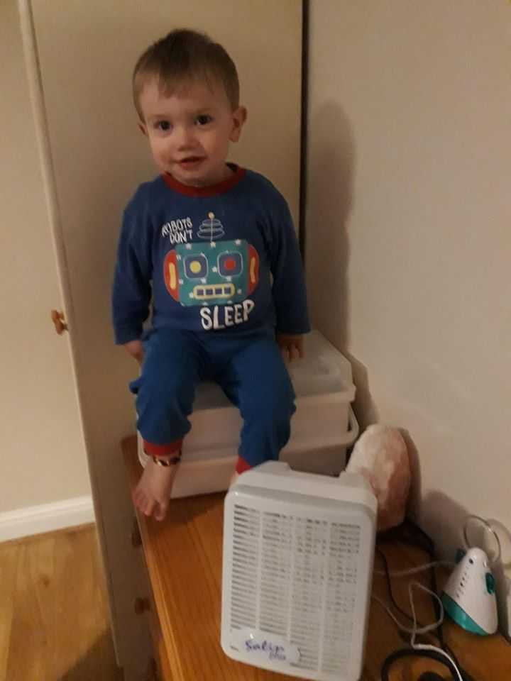 SalinPlus's tweet image. Salin Plus Salt Therapy "Breathe Easy" Air Purifier helped this little man who suffered from #ChestInfections – respiratory issues &amp;amp; #HayFever. His mum Elaine told us his story find more stories at salinsalttherapy.com/success-stories