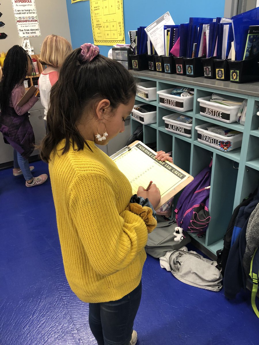 miss_stauffer's tweet photo. Song lyric task cards are so engaging! Working on identifying figurative language through popular songs! #wearetps #jardine501 https://t.co/TOjPJMQLP5
