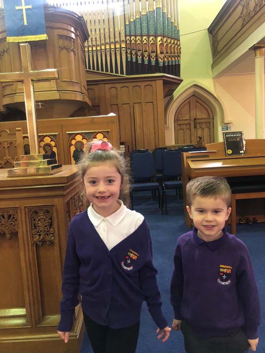 AnnanhillPS's tweet image. P1MJ walked to St Marnocks Church as part of their Katie Morag topic. Lots to see and hear about in the church! #funinp1 #topictime