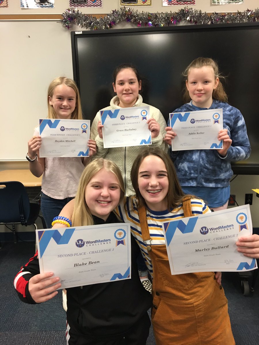 DecaturISDGT's tweet image. Congratulations to the winners of the second Word Masters Challenge! #DISjourney #eagleslearn