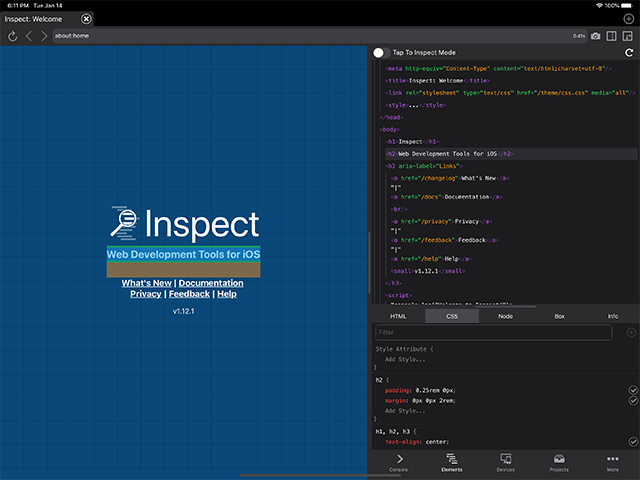 Inspect is the web dev tool for iOS we've been waiting for https://t.co/flernXWprM https://t.co/jWQMOyRr9Y
