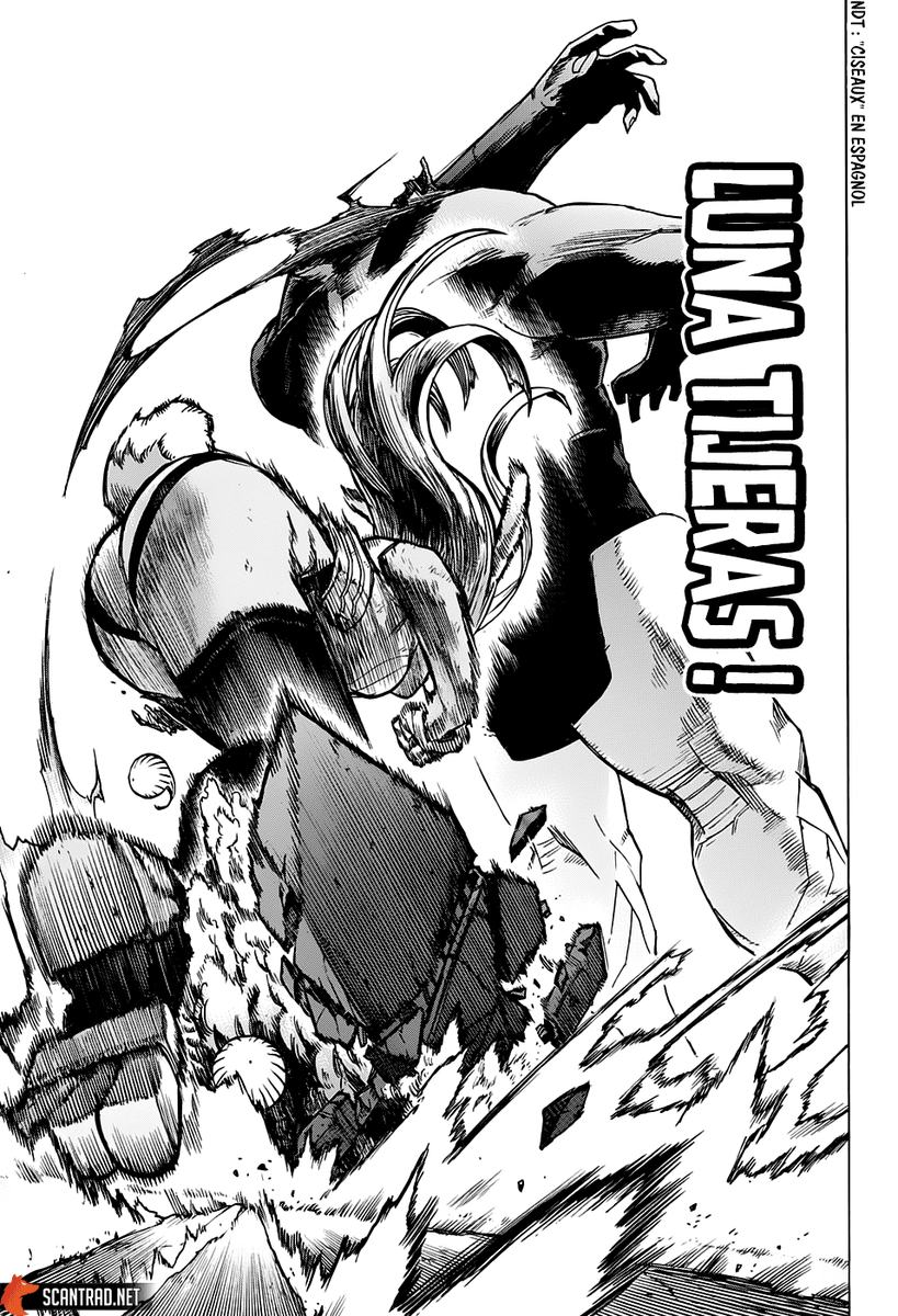 Shinzown's tweet photo. [SPOIL] 
Mirko - ミルコ

C'EST CE QUE J'AIME DANS MHA ! DES GROSSES PLANCHES POUR DES GROSSES PATATES https://t.co/wAYE8brVsY