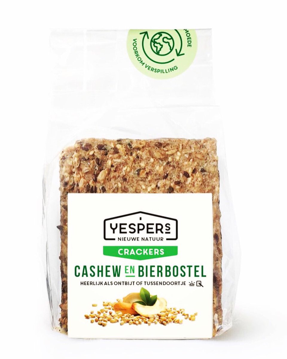 Yespersfood's tweet photo. 🙌 onze cashew crackers en impact snackjes zijn nu ook verkrijgbaar via onze vrienden van @INSTOCK_NL en hun topinitiatief van https://t.co/VIaN7HxoSD #samenmeerimpact #foodwithimpact #verspillingisverrukkelijk https://t.co/k2fpv74zSe