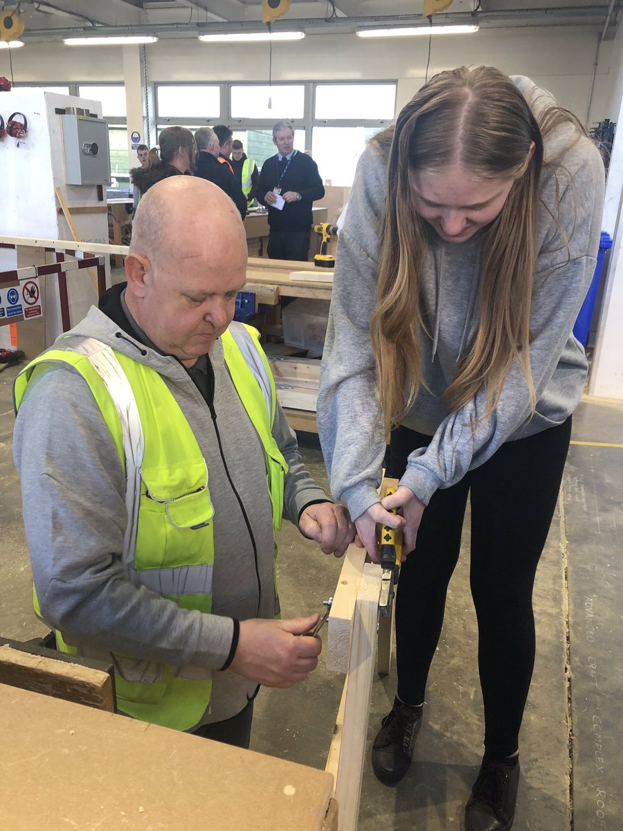 JackieGalbraith's tweet photo. Hats off to the @WestLoCollege Construction & Automotive Engineering team who led practical activities with 70 senior school pupils today at our #ConstructionExperience! Excellent feedback from @LoveWestLothian pupils & teachers! #TalentWithoutLimits #ScotAppWeek20 #ChooseCollege https://t.co/M1oN4xsIK5