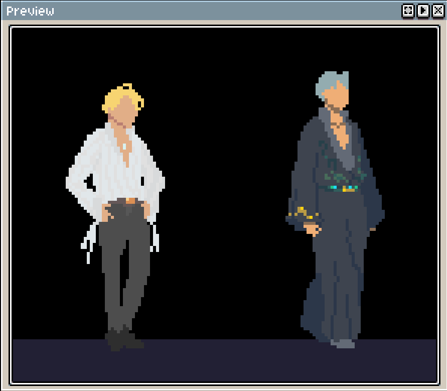 bts_LD_exe's tweet photo. Last month was BTS:LD's release anniversary :0 #btsgame #pixelart #indiedev #spoilers ♡ https://t.co/pUqg94WT4u