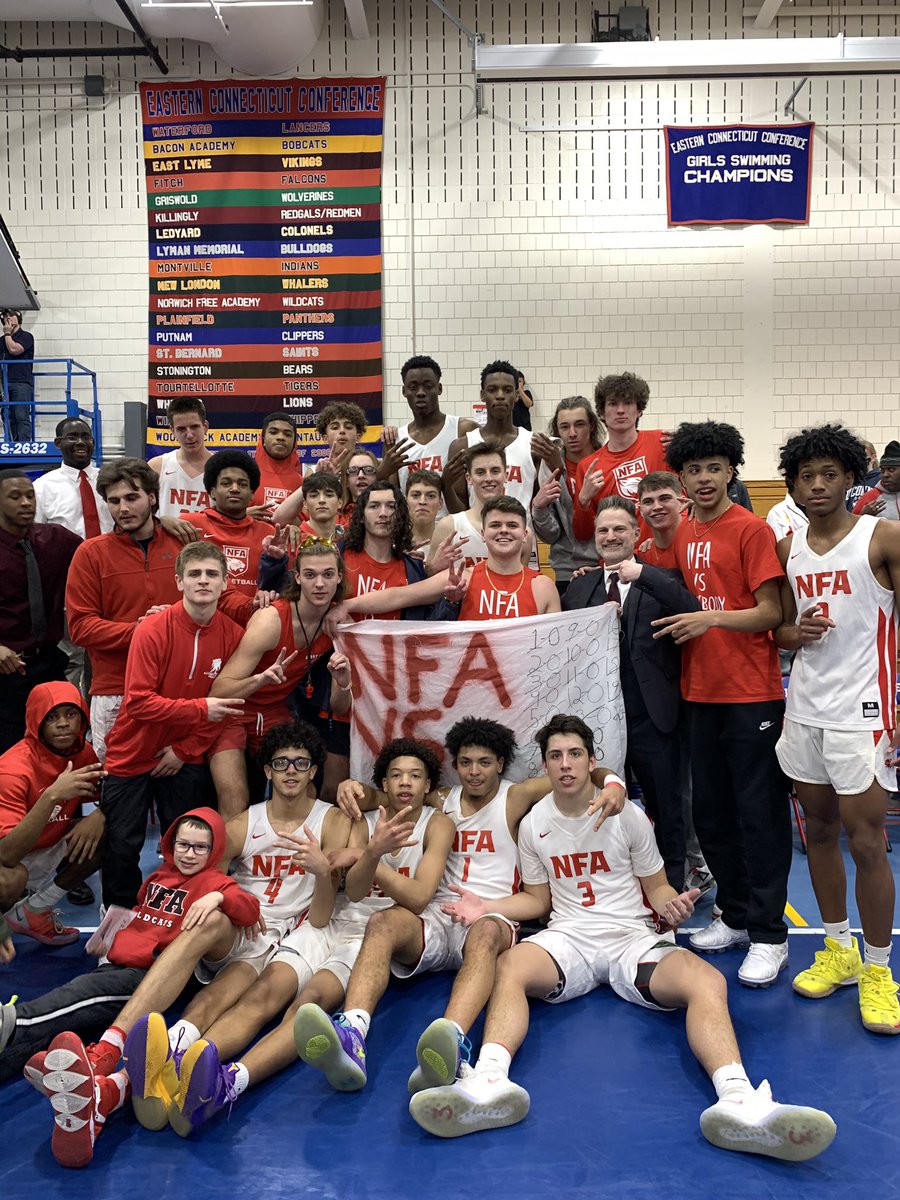 NFAStudents's tweet photo. GAMEDAY. MOHEGAN SUN. 8OCLOCK. ECC CHAMPIONSHIP. SHOW OUT TO THE NINO TONIGHT AS THE BOYS BRING HOME A CHIP TO THE ROSE. BE THERE, WEAR RED AND WHITE, AND GET ROWDY. REDEMPTION TIME. PERFECTION TIME. CHAMPIONSHIP TIME. LETSSSS GOOOOOO #nfavseverybody https://t.co/Agx37o0w2C