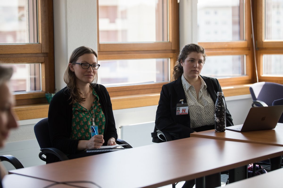 HR_Lab_UMN's tweet photo. A few more photos from today's meetings in Geneva around human rights research at The University of Minnesota! #UofMatTheUN #HumanRightsCouncil #UofMHRC #UofMHumanRights #humanrights #UMNProud https://t.co/972SHsrNdc