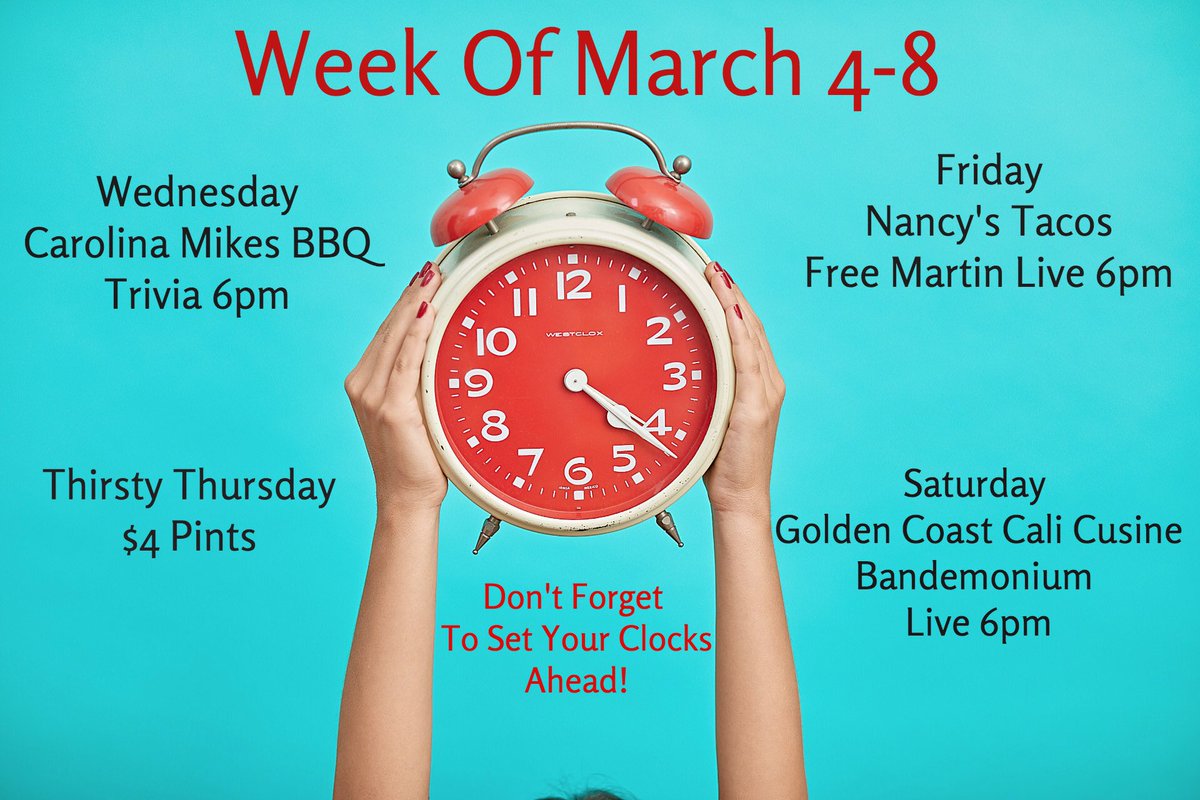 The time has arrived to turn those clocks forward once again. Come on by and drown your sorrows with us! $20 case special is still in effect (while supplies last). #TimeChange #IronFistBrewing #CraftBeer #VistaBeer #SDBeer #CarolinaMikesBBQ #NancysTacos #FreeMartin #Bandemonium