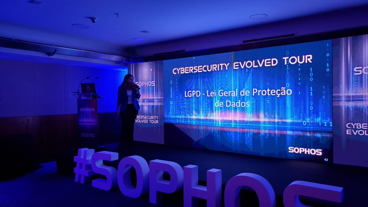SophosLatAm's tweet image. Excelente evento #CybersecurityEvolvedSP em São Paulo com parceiros e clientes aprendendo sobre segurança cibernética @marialemajo @lgranda28 @andresophos #evolve #securityasaservice
