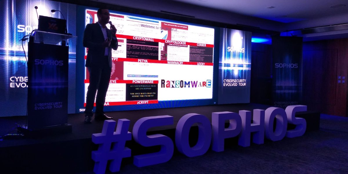 SophosLatAm's tweet image. Excelente evento #CybersecurityEvolvedSP em São Paulo com parceiros e clientes aprendendo sobre segurança cibernética @marialemajo @lgranda28 @andresophos #evolve #securityasaservice
