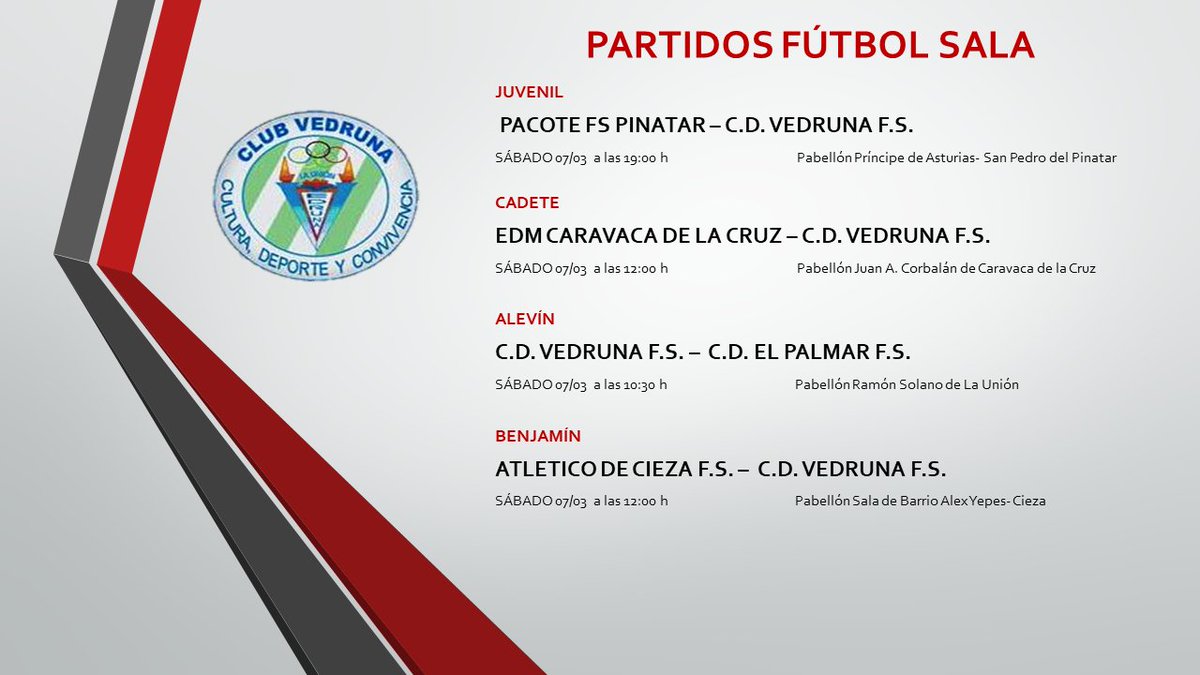 FVedruna's tweet photo. Nueva jornada para nuestros equipos
Mucha suerte a todos!! #VamosVedruna ⚽️⚽️ https://t.co/n4xtnCtG7Y