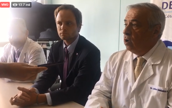 🔴AHORA: Ministro <a href="/jmanalich/">Jaime Mañalich</a>, junto a subsec de Redes Asistenciales @arturozunigaj confirma primer caso de #COVID19 en Talca.