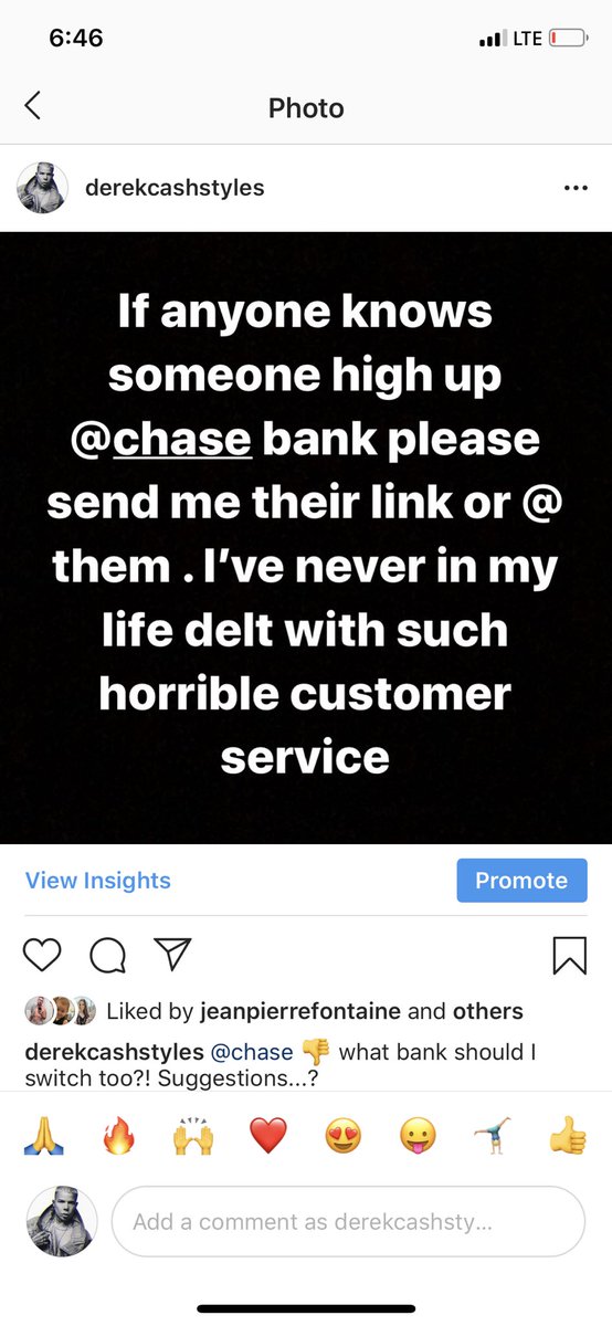 derekcash's tweet photo. @Chase https://t.co/fmNqwzRpdr