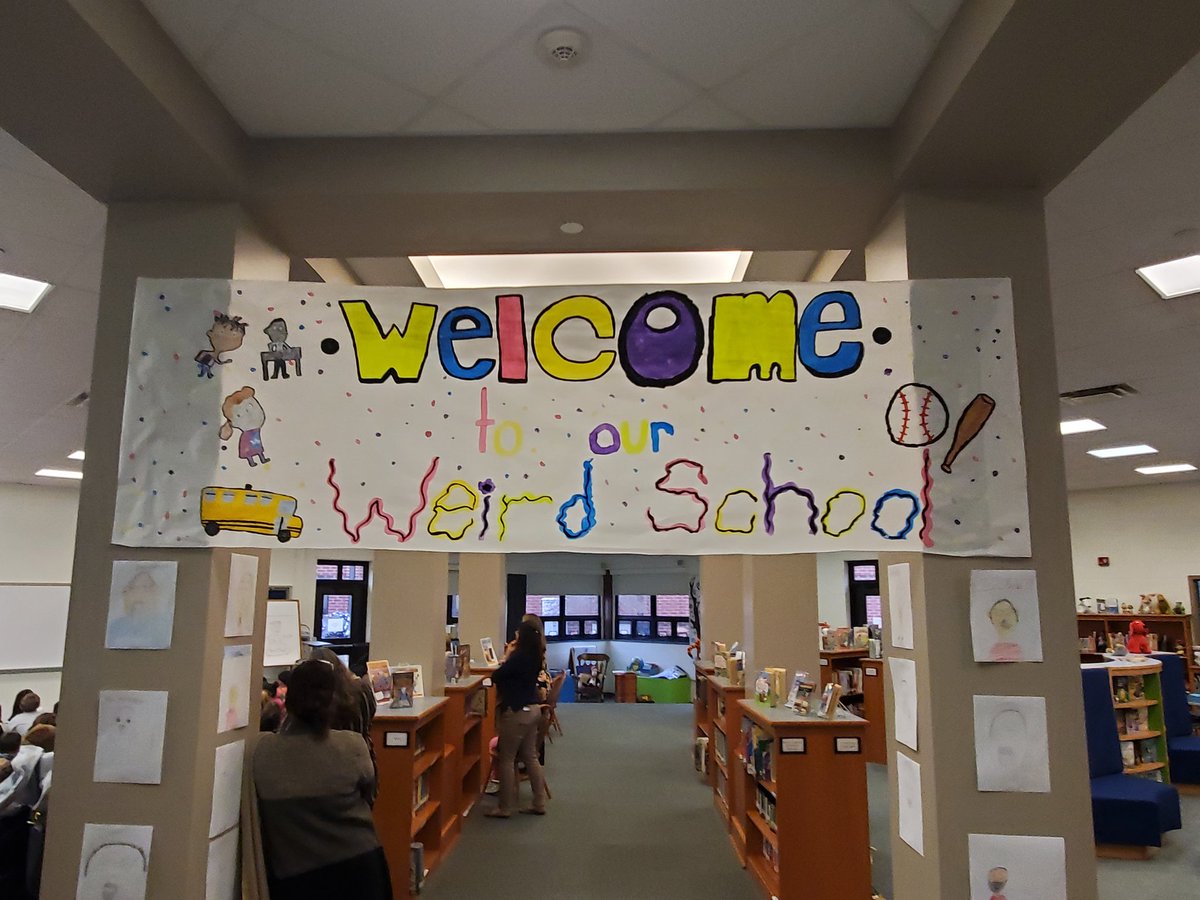 RoTreece's tweet photo. Children's Author Dan Gutman visited Stony Brook Elementary today to discuss craft. Special thanks to the HVEF and the PTO for bringing this presentation! https://t.co/CsBz7G7uOm