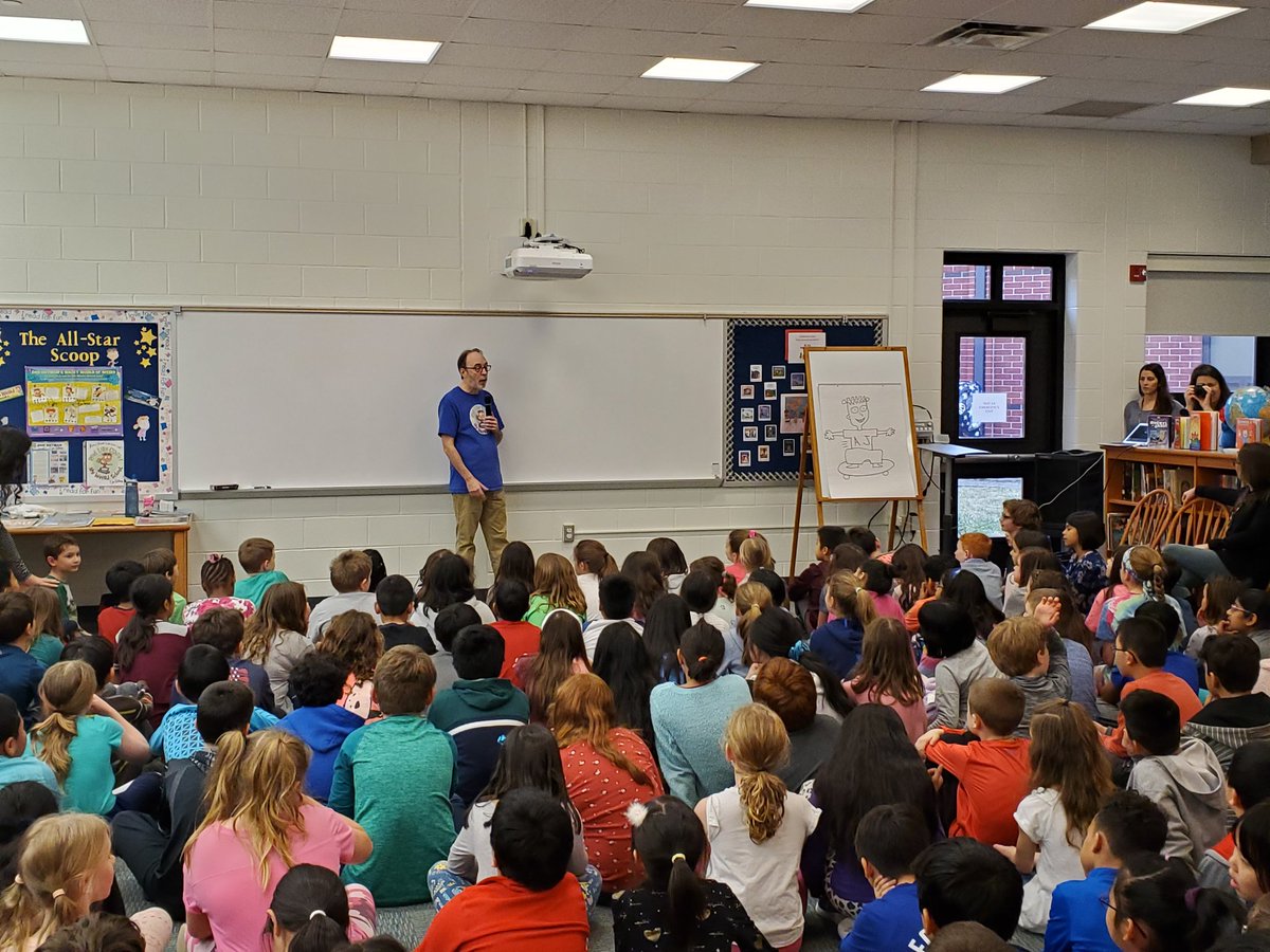 Children's Author Dan Gutman visited Stony Brook Elementary today to discuss craft. Special thanks to the HVEF and the PTO for bringing this presentation!