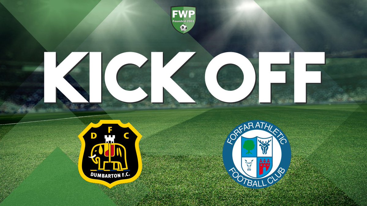 FWPDumbarton's tweet photo. KICK-OFF: @FWPDumbarton v @FWPForfar https://t.co/7t5WDrCbVV https://t.co/xhSPlyVMDv
