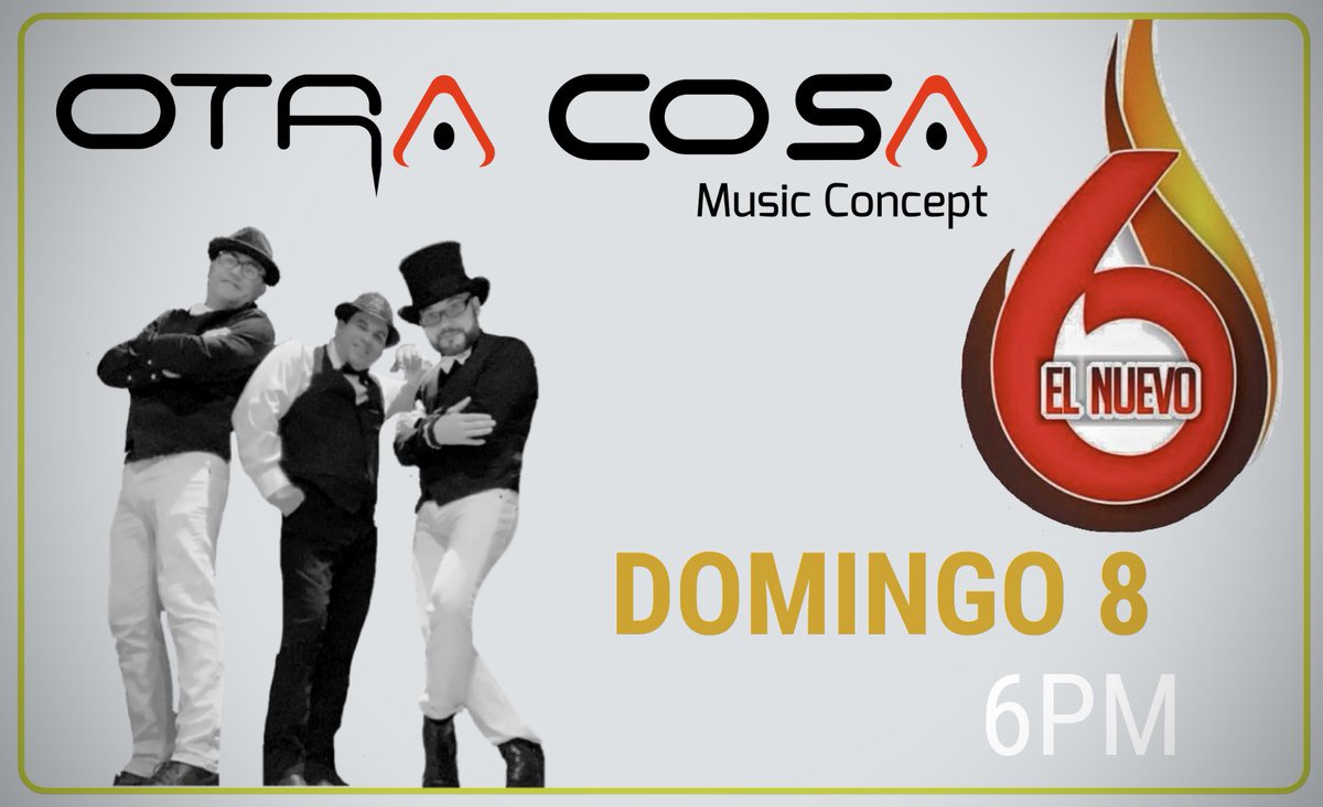 OtraCosaMC's tweet photo. Aguadilla! Nos vemos este domingo desde las 6pm. https://t.co/aeQti0RZ1C