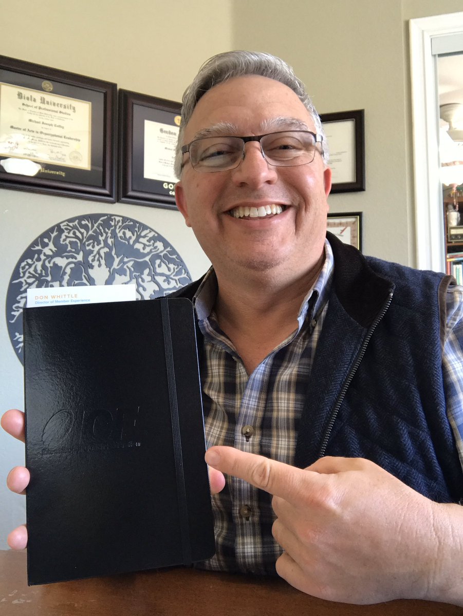 5FrameCoaching's tweet image. I just received the journal I won during my ICF new member call! Thank you @ICFHQ and @DonWhittle