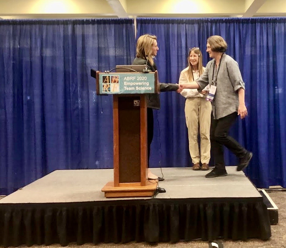 DropworksInc's tweet photo. We're proud to sponsor the Outstanding Scientist Scholarship at #ABRF2020. Please join us in congratulating Anne-Marie Girard-Pohjanpelto, Senior Faculty Research Assistant at @OregonState 's Center for Genome Research and Biocomputing, as this year's awardee! https://t.co/3plAv7iT9I