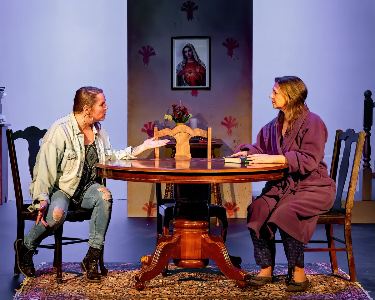 studiotperth's tweet photo. With our first weekend done, the sisters are gearing up for another action packed weekend!
#studiotheatreperth #marionbridge #danielmacivor #perthontario #livetheatre #theatreontario https://t.co/9udeE5rGgJ