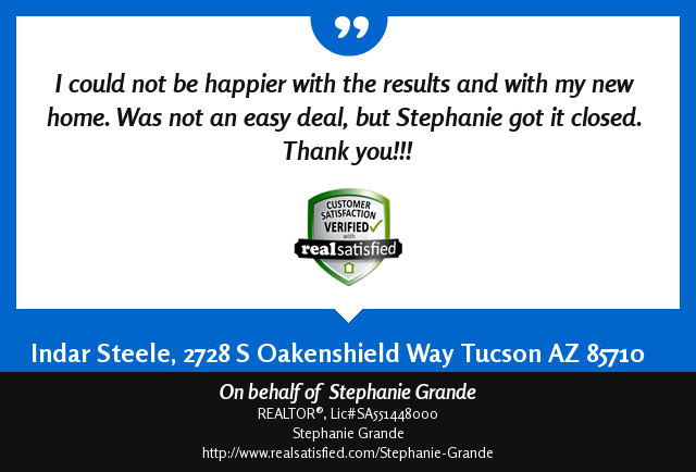 relocatetucson's tweet photo. I’m truly honored by this, and smiling from ear to ear.  https://t.co/loR17yws4y via @realsatisfied https://t.co/y5ZvoBBMVc