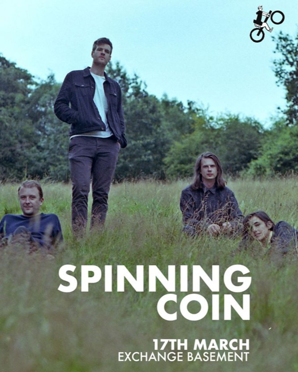 17th March. 1% of One bring you Spinning Coin ( @spinningcoinband ) + <a href="/eugenecapper/">Eugene Capper</a> for some alternative/indie-rock: facebook.com/events/7825000… <a href="/1percentofone/">1% of One</a>