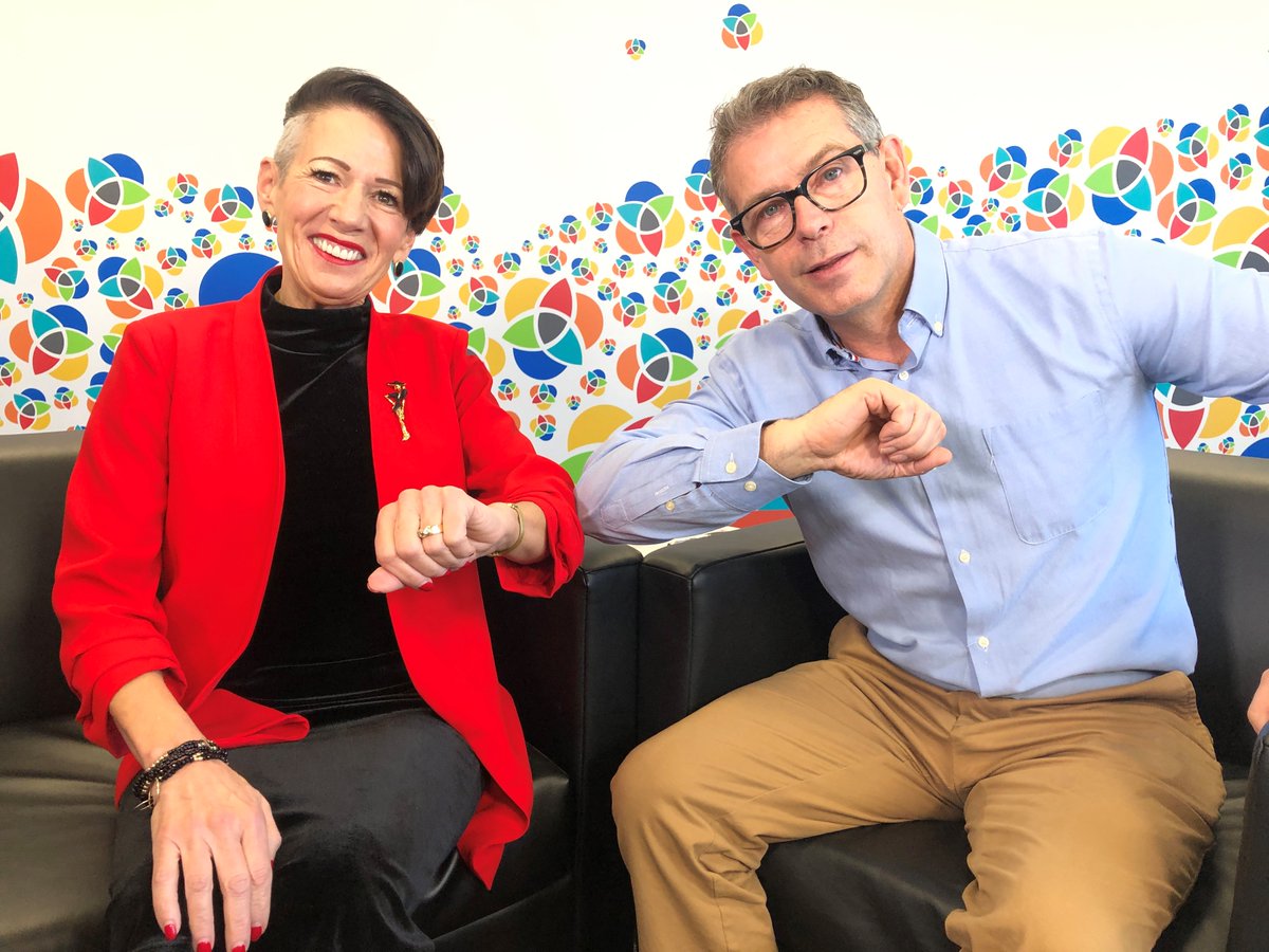 JenGrantIntl's tweet photo. I had the distinct pleasure of being interviewed by @KentMolgat @KelownaNow 

Coronavirus is starting to change the way the world says "hello".  People are improvising on handshaking etiquette to include hand over heart and a nod.  Or an elbow bump.
#coronavirus #healthprecaution https://t.co/ufCu64fb7S