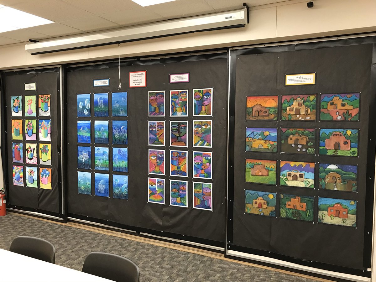 SRVTCTigers's tweet photo. We are thrilled to have our Tigers’ artwork on display at the @SRVUSD1 district office boardrooms! https://t.co/n66KaKR0G1