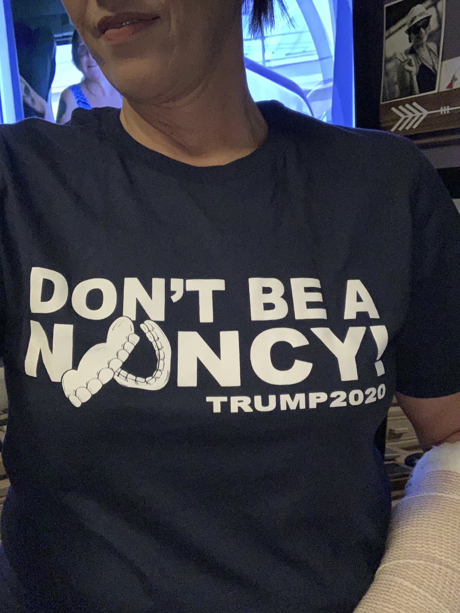 IHEARTBURKESHOW's tweet photo. @TheBurkeShow @realDonaldTrump My new fav shirt!  #Trump2020 https://t.co/JRcASJ1AgX