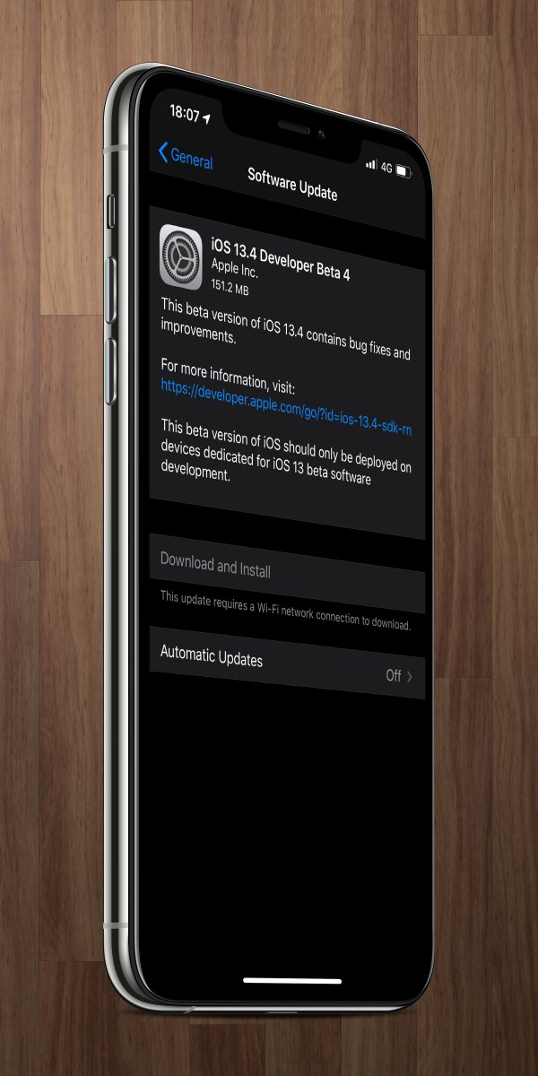 MaxdMerc's tweet image. iOS 13.4 Developer beta 4

#iOS134DevBeta4

#Apple #iPhone #iOS