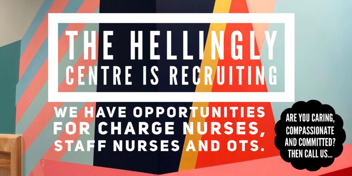 HELLINGLY ARE HIRING: If you’d like to find out more about opportunities within the Forensic Healthcare Service go to jobs.nhs.uk.