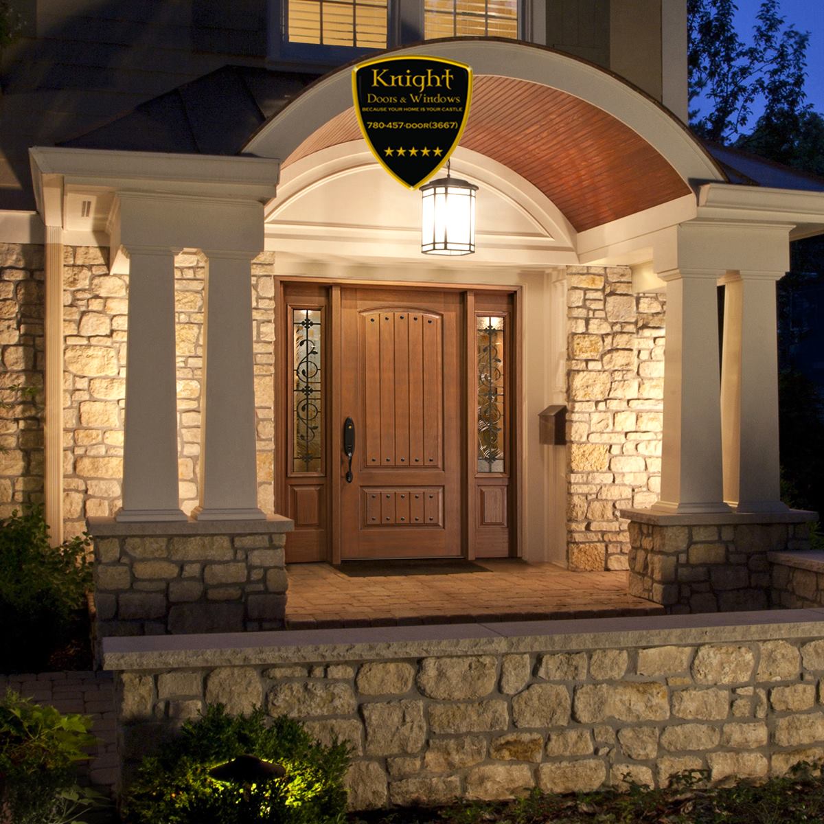 Regardless of whatever is waiting for you on the other side, know that your Knight Doors and Windows entry door will always look impeccable. Stop by our showroom located at 4909 – 99 Street NW in Edmonton or give us a call for a quote 780 457 3667. #yeg #doors