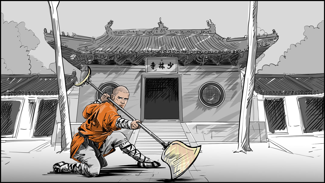 Cuong Huynh on Twitter: "Shaolin monk No. 9 with Shaolin Spade ...