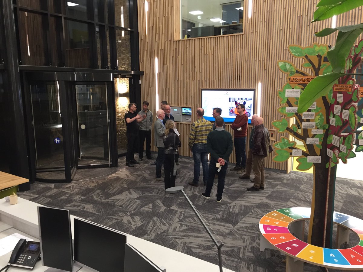 Circulair bouwen. Salverda Bouw laat zien hoe zij dit toegepast hebben in hun nieuwe kantoor. ⁦<a href="/StichtingZAP/">StichtingZAP</a>⁩