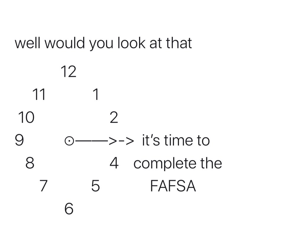 OakRidge_CCRC's tweet photo. Seniors: Did you know that billions of $ in federal college aid are left on the table each year when students fail to complete the FAFSA? That’s why we're running a #fafsafastbreak to get more students to fill out the form-check it out! https://t.co/em8z6c2zRh  #ocps #pellgrant https://t.co/B9fXWIXFVj