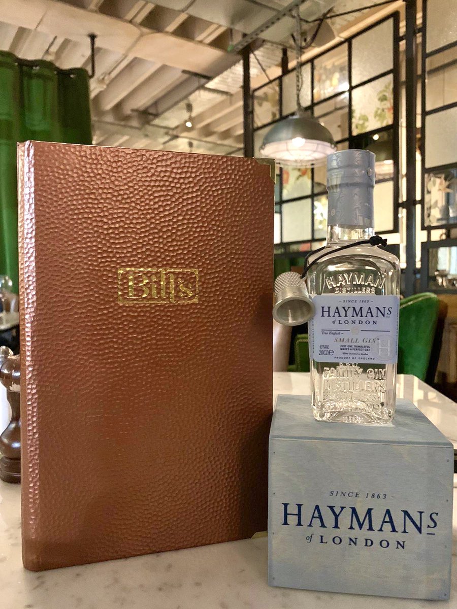 haymansgin's tweet photo. We’re serving Small Gin at @BillsRestaurant Covent Garden this evening to support their event for International Women’s Day.
Just 5ml (one thimbleful) is all you need to create a full-flavoured G&T with 80% less alcohol
#SmallGin #HaymansGin #LowABV #InternationalWomensDay2020 https://t.co/4704RficZ5